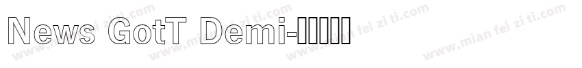 News GotT Demi字体转换